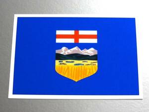 ■カナダ アルバータ州旗ステッカー2枚set■耐水シール