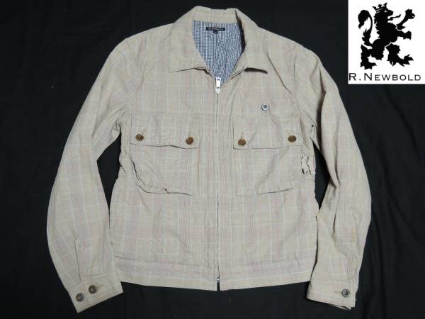 *R.NEWBOLD*( Paul Smith )ZIP проверка блузон /M