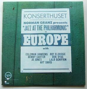 ◆ JAZZ AT THE PHILHARMONIC in Europe ◆ Verve V-8540 (MGM) ◆ V