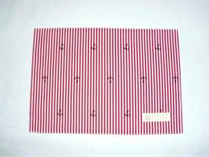  prompt decision [ place mat *25×35| red stripe * squid li pattern ]rm46