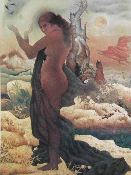 Kouto Kudo, Cayendo más allá, maestro, Hermosa mujer pintando, Libro de arte de lujo de gran tamaño., cuadro, pintura al óleo, retrato