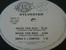 12★Sylvester?/Rock The Box(Acid House/Disco/ナイスジャケ!!_画像3