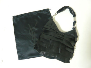 Yves Saint Laurent Bag Frill Calf ☆ Black 4900 I, Yves Saint Laurent, Bag, Bag